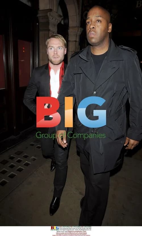 Ronan Keating Leaving Memorial Service