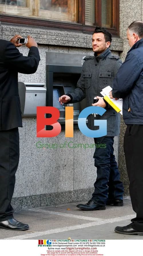 Peter Andre at Cash Point