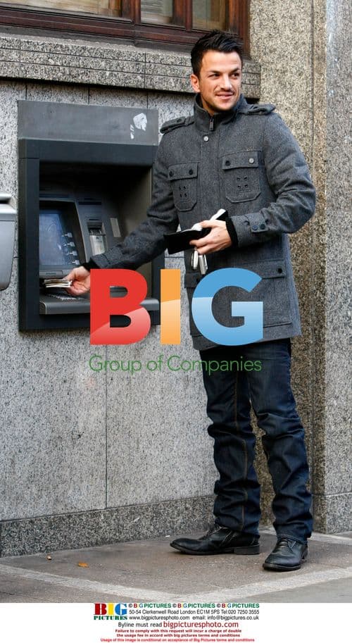 Peter Andre at Cash Point