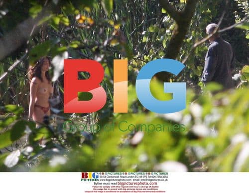 Violante Placido Topless on Film Set