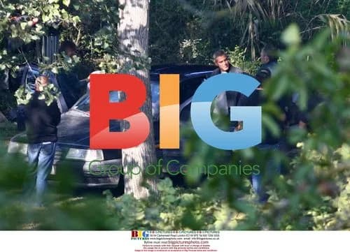 Violante Placido topless with George Clooney on film set