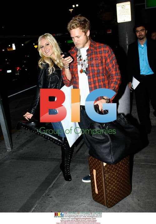 Heidi Montag and Spencer Pratt at JFK Airport