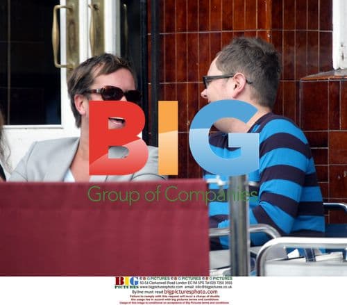 Alan Carr and Boyfriend in London