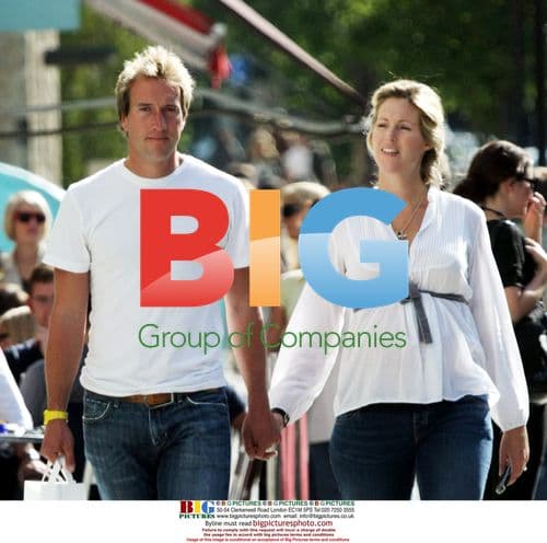 Ben Fogle and Pregnant Wife in London