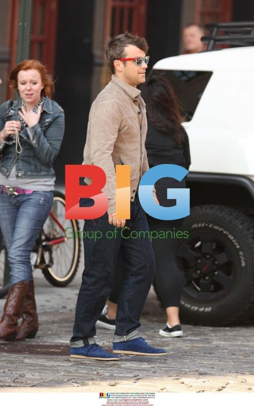 Robbie Williams in Downtown Manhattan