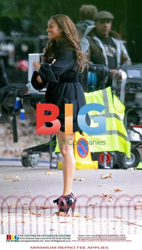 Alesha Dixon Filming Music Video