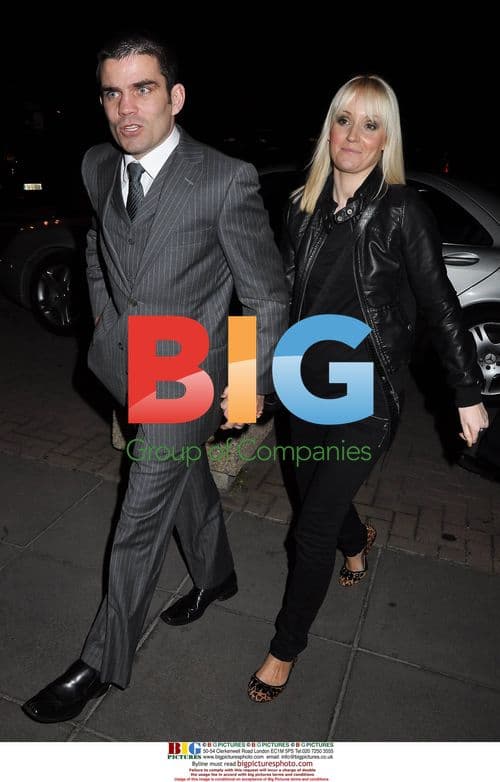 Bernard Dunne with wife Pamela at The Late Late Show