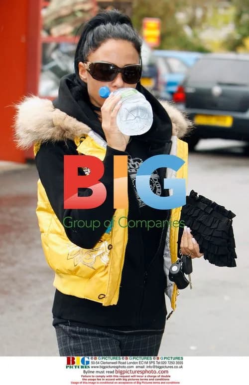 Katie Price Pumping Gas in London