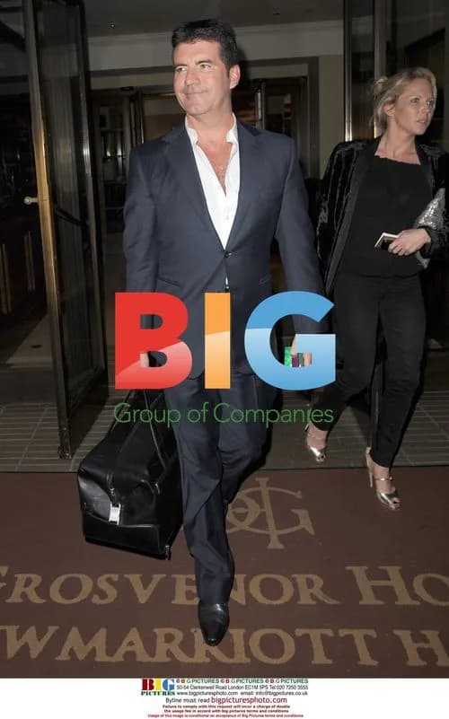 Simon Cowell Leaving Pride of Britain Awards 2009