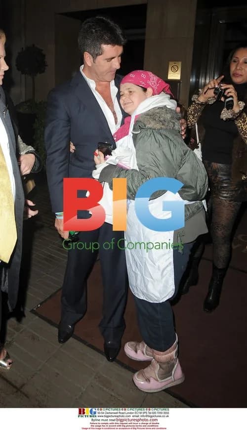 Simon Cowell Leaving Pride of Britain Awards 2009