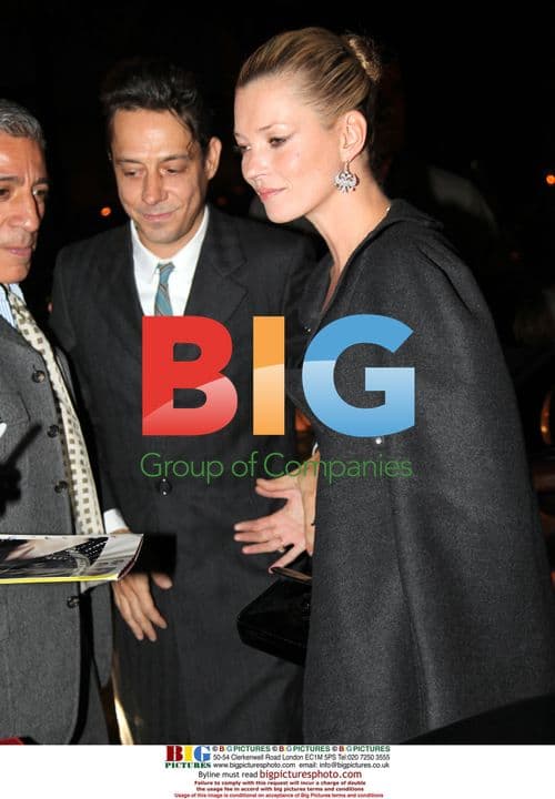 Kate Moss and Jamie Hince at Paris Fashion Week