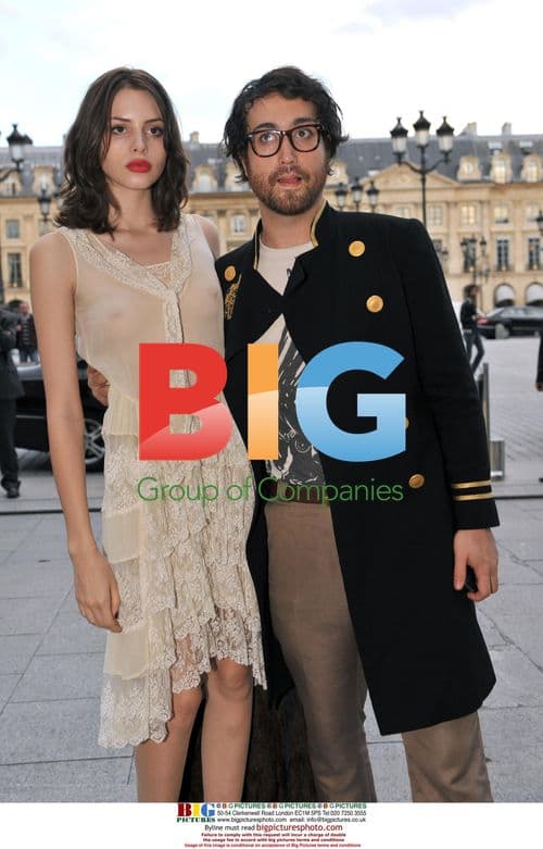 Sean Lennon and Girlfriend Leave Paris Fashion Show