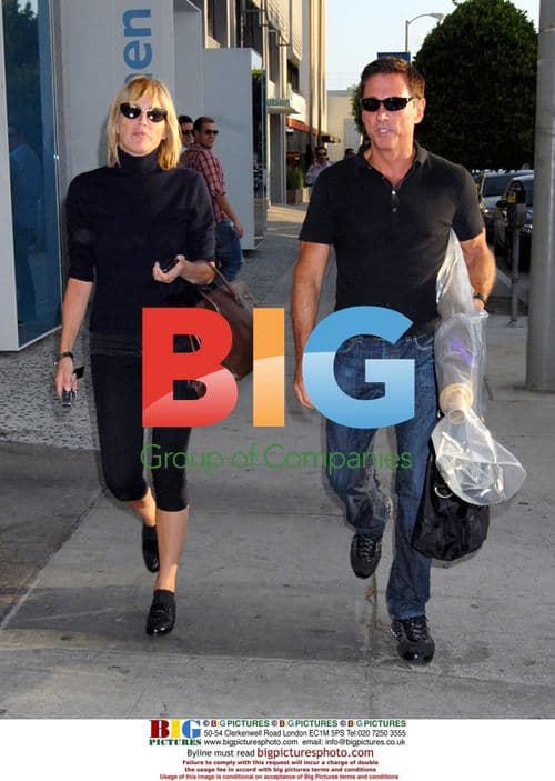 Sharon Stone Shopping in Beverly Hills