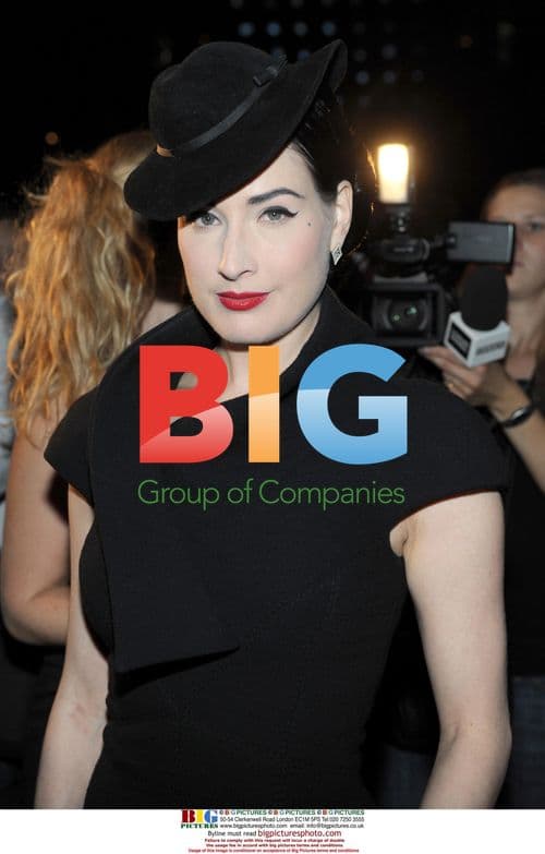 Dita Von Teese at Elie Saab Fashion Show