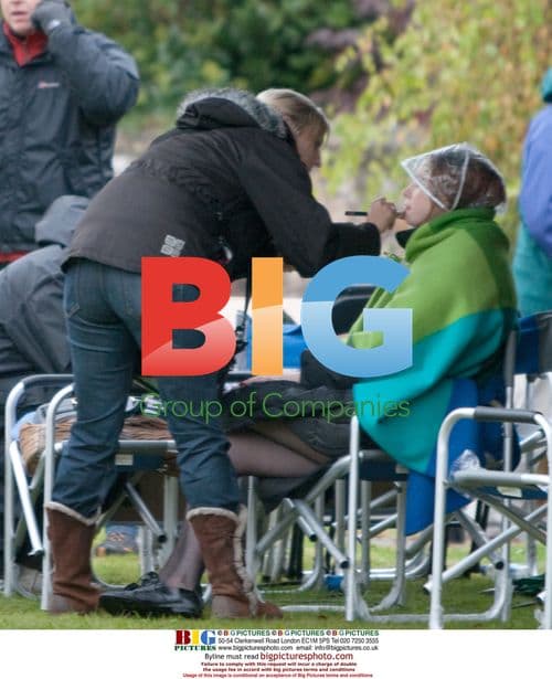 Matt Smith & Karen Gillan on Dr Who Set in Cardiff