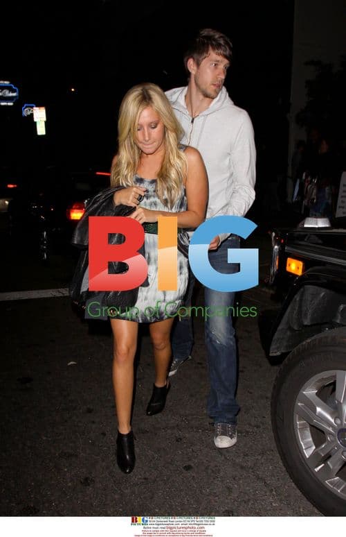 Ashley Tisdale Visiting STK Restaurant