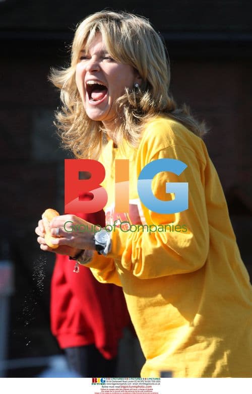 Jeff Brazier and Anthea Turner film 'Scream If You Know The Answer'