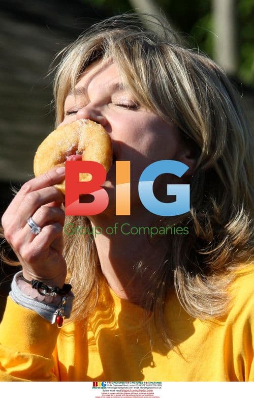 Jeff Brazier and Anthea Turner film TV show at Thorpe Park