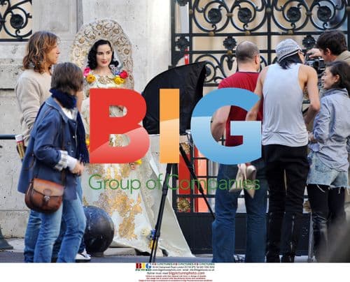 Dita Von Teese Poses for Harper's Bazaar