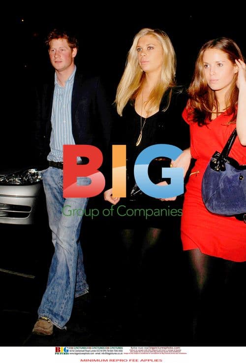 Prince Harry and Chelsy Davy Leaving London Nightclub