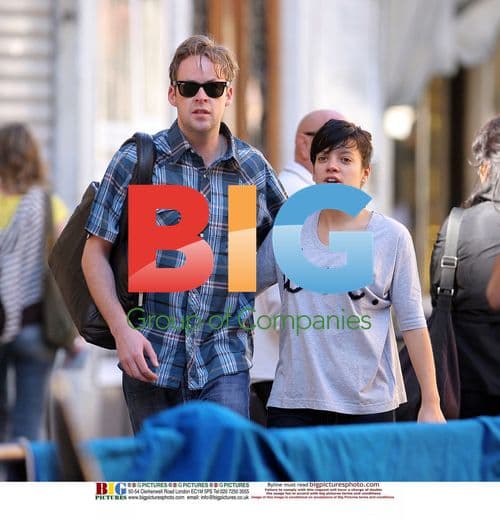 Lily Allen and Sam Cooper in Venice