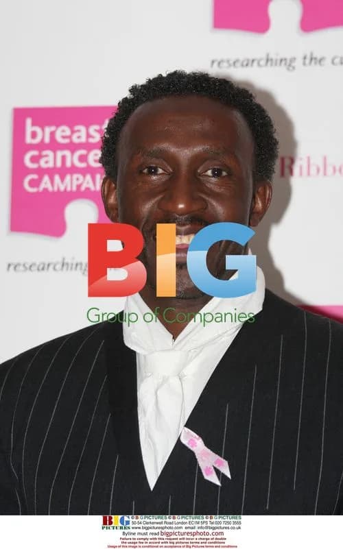 Linford Christie at Pink Ribbon Ball