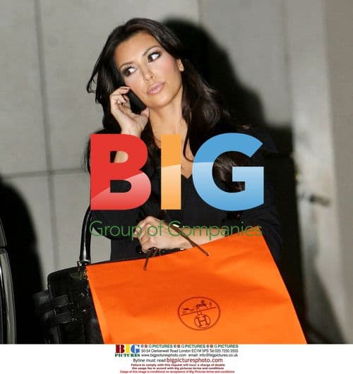 Kim Kardashian Shopping at Hermes