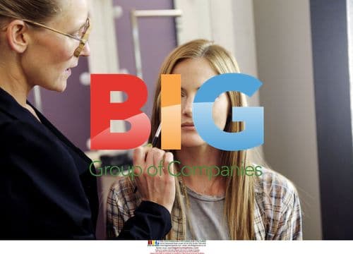 Swedish model Mini Anden on set