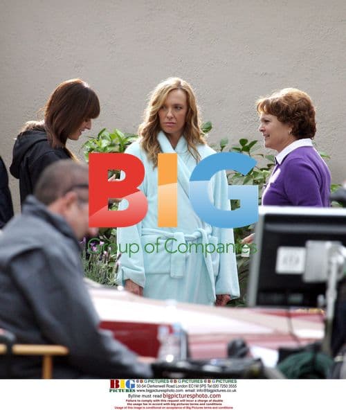 Toni Collette filming 'United States of Tera' in LA