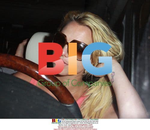 Britney Spears Drives in Beverly Hills