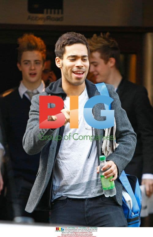 X Factor Contestants at Abbey Road