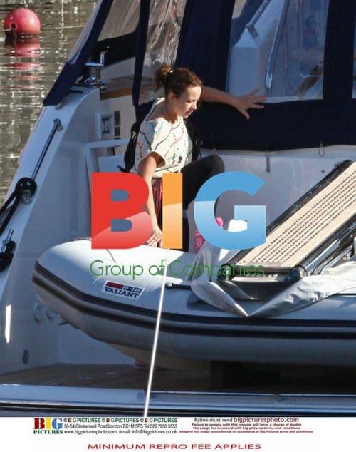 Charlotte Church and Gavin Hanson on Yacht