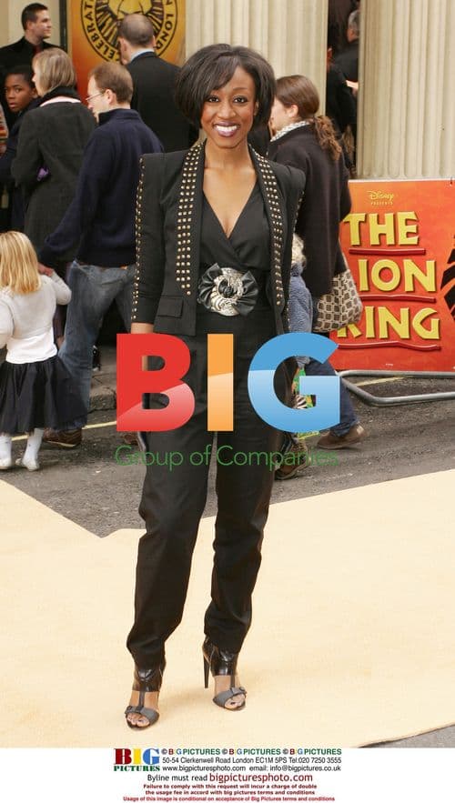 Beverley Knight at "The Lion King" Anniversary
