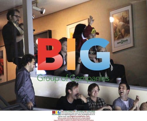 Vanessa Hudgens and Zac Efron at Hockey Game