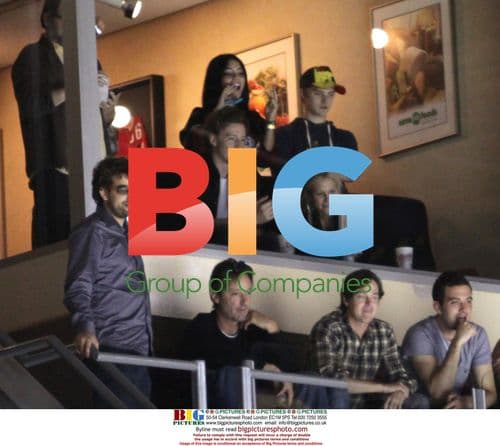 Vanessa Hudgens and Zac Efron at Hockey Game