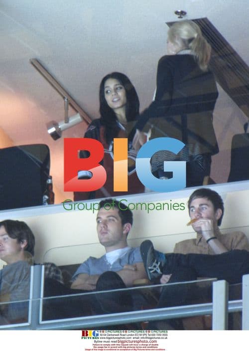 Vanessa Hudgens and Zac Efron at Hockey Game