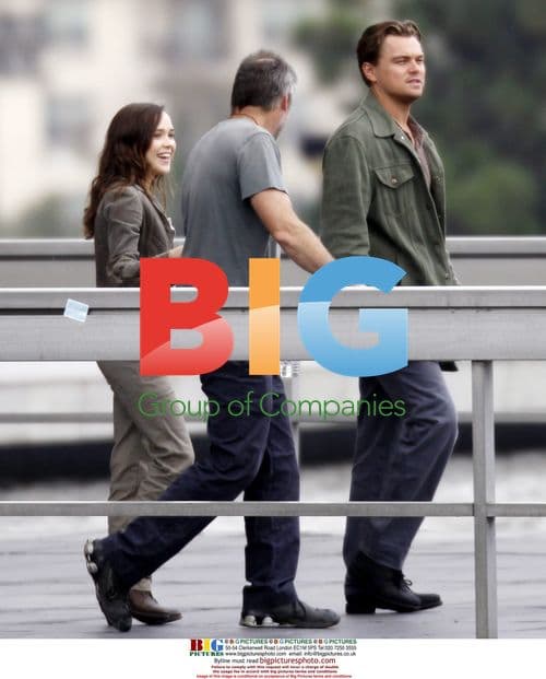 DiCaprio and Page Filming 'Inception'