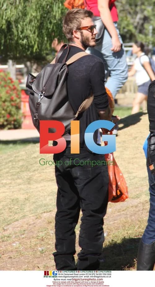 David Beckham Pumpkin Picking