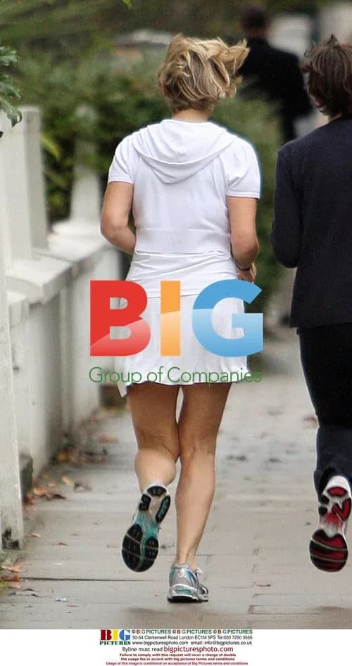 BBC Newsreader Emily Maitlis Jogging