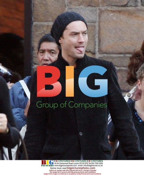 Jude Law Halloween Costume Shopping with Family