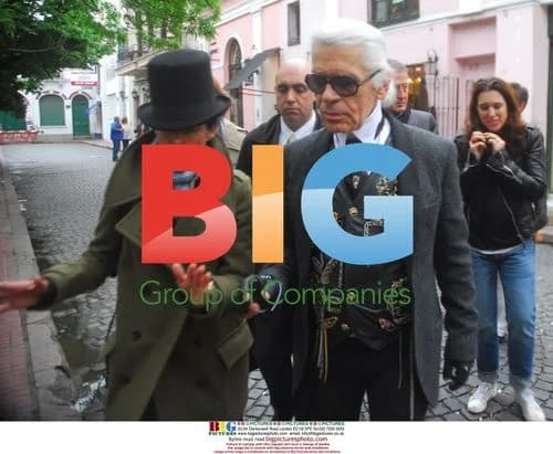 Karl Lagerfeld and Claudia Schiffer film Chanel commercial