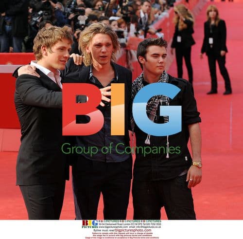 Bewley, Bower, Bright at 'New Moon' Rome Premiere