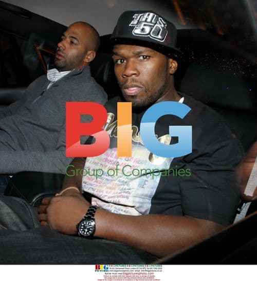 50 Cent Spotted at London Hotel