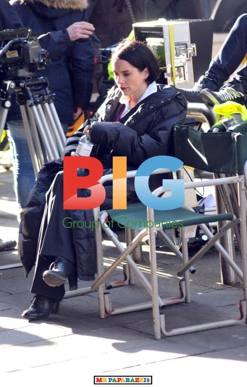 Ruta Gedmintas and Laura Fraser on 'Lip Service' set