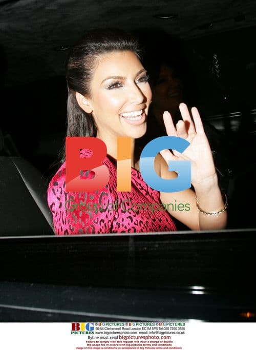 Kim Kardashian at Phillipe Restaurant