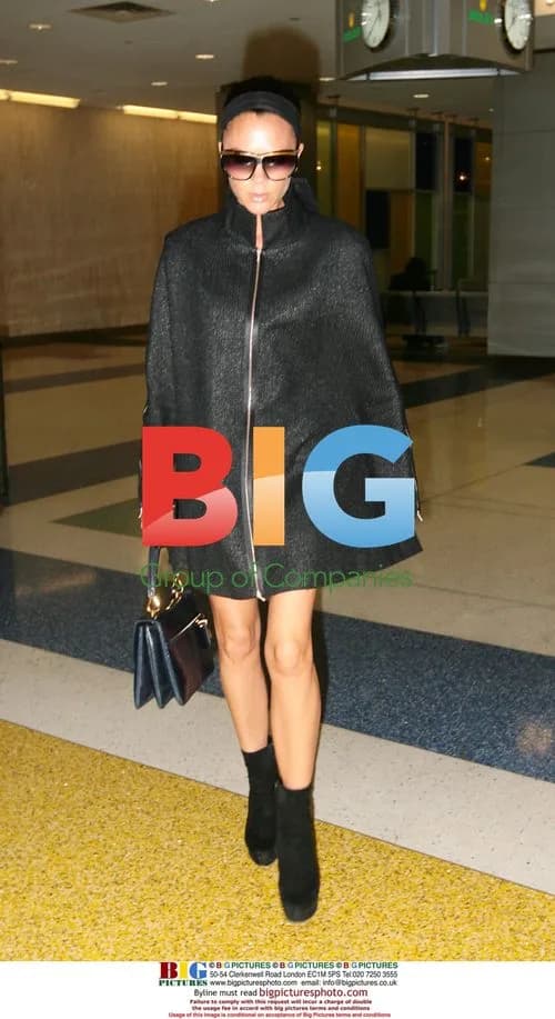 Victoria Beckham Arrives in the USA