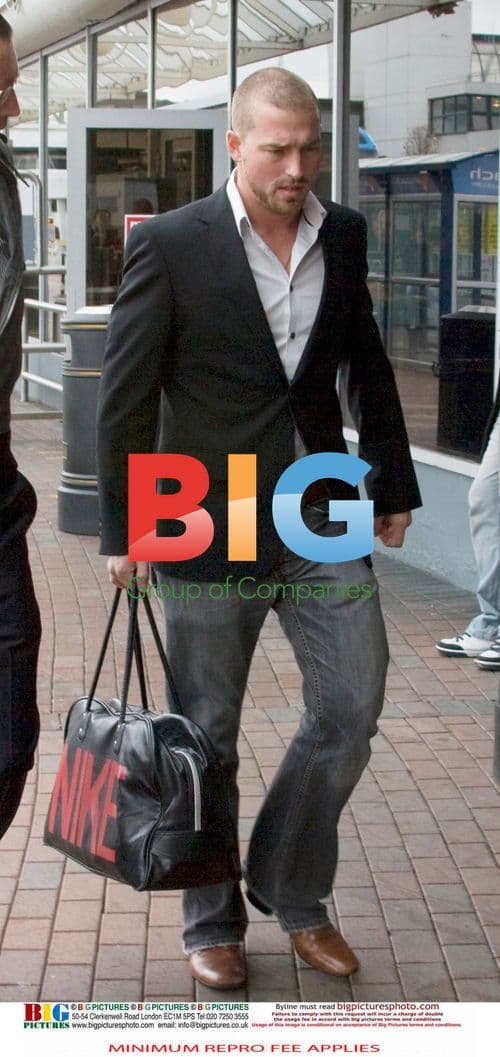 Andrew Cowles and Gately family at funeral home