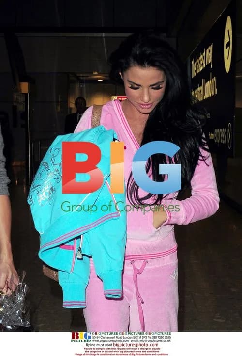 Katie Price Arrives in London After Split