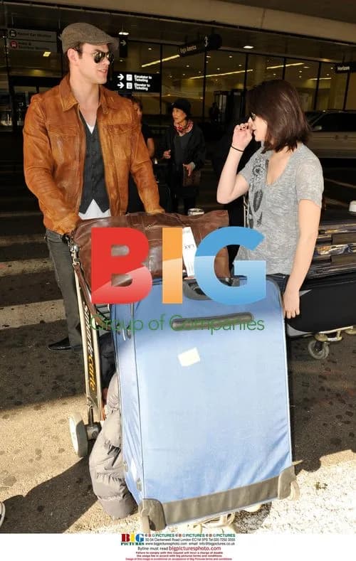 Ashley Greene and Kellan Lutz Arrive at LAX