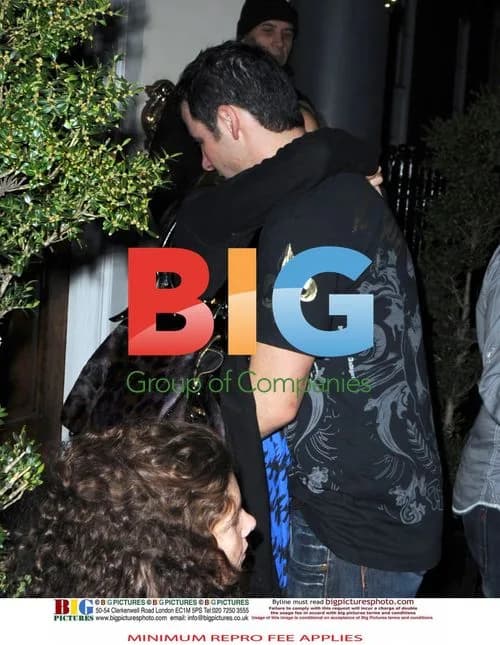 Joe Calzaghe embracing mystery woman